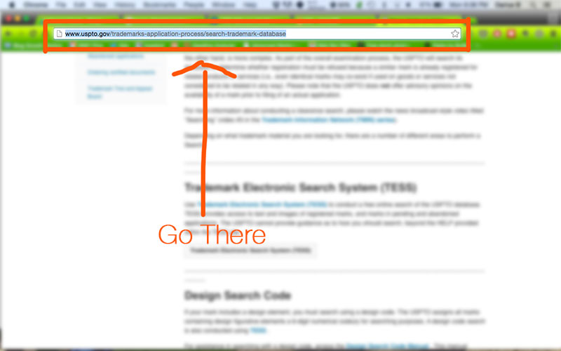 Step 1: Visit The Trademark Search Database