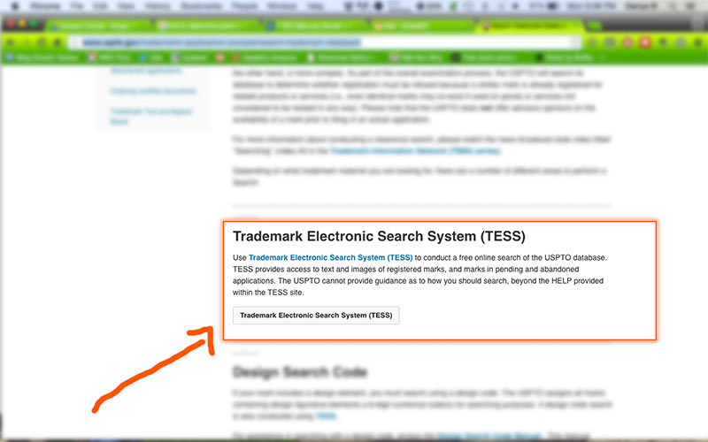 how to find a trademark