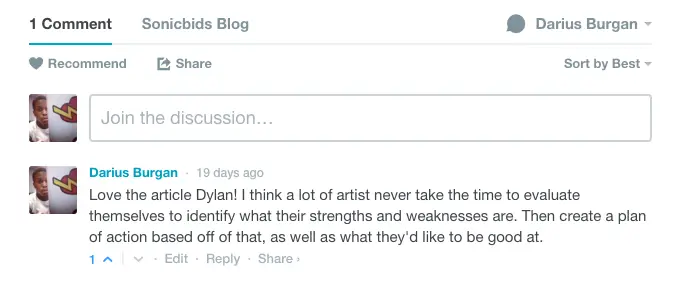 Comment on hip hop blogs