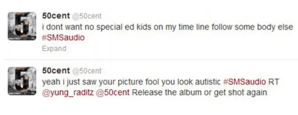 50 cent tweets