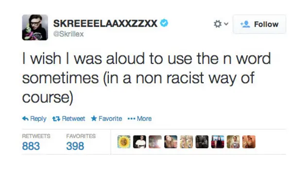 skrillex tweets