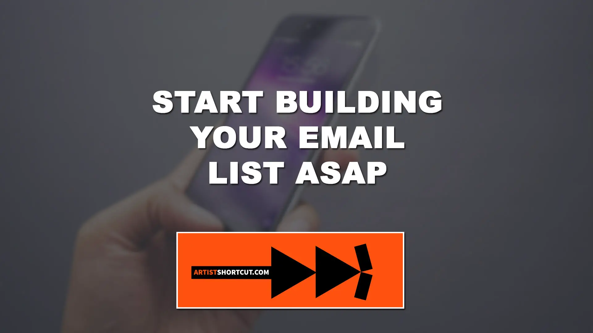 Build Your Email List Asap