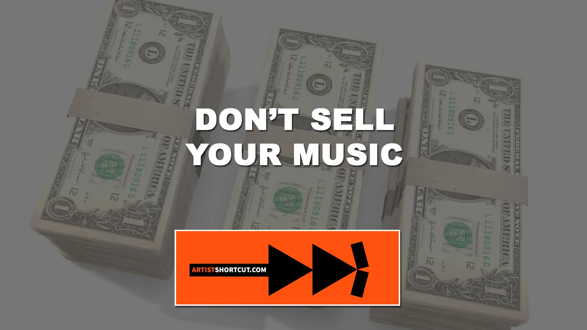 dont sell your music