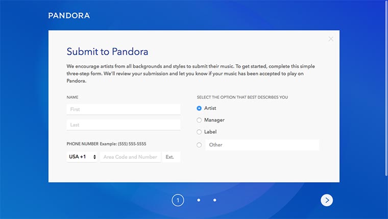 Pandora Contact Information