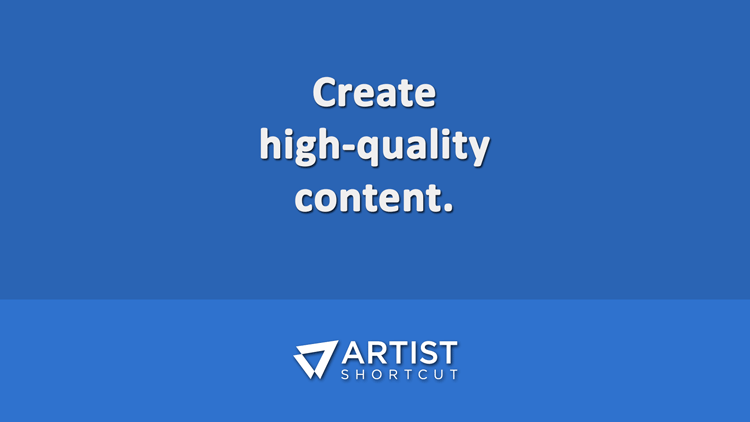 Build your fanbase with content